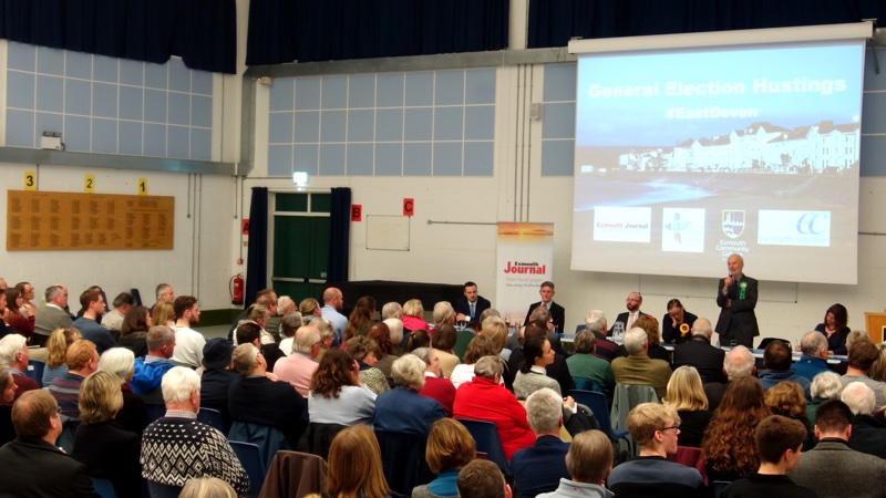 Hustings at Exmouth Community College