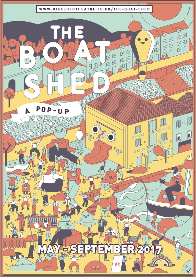 The Boat Shed pop-up paper