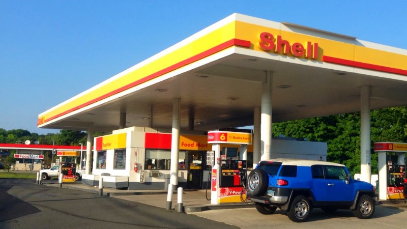 Shell gas station in Connecticut