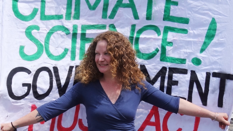 Extinction Rebellion climate activist Imogen May
