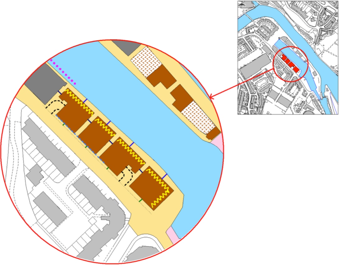 Exeter Ship Canal Liveable Exeter development site location plan