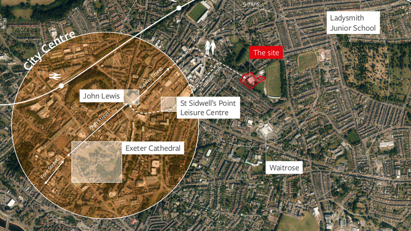 Clifton Hill sport centre development site context map