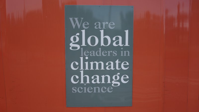 Exeter City Council climate credentials claim hoarding