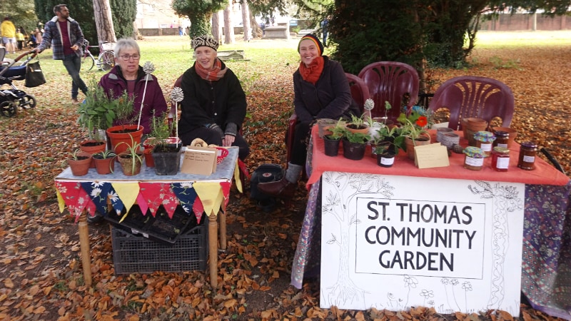 St Thomas Community Garden volunteers