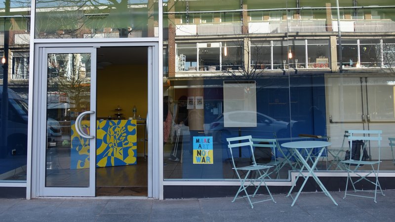 Exeter Ukrainian refugee support hub Conversation Café