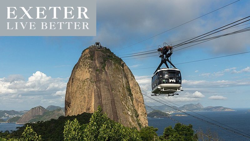 Exeter Live Better sugarloaf cable car