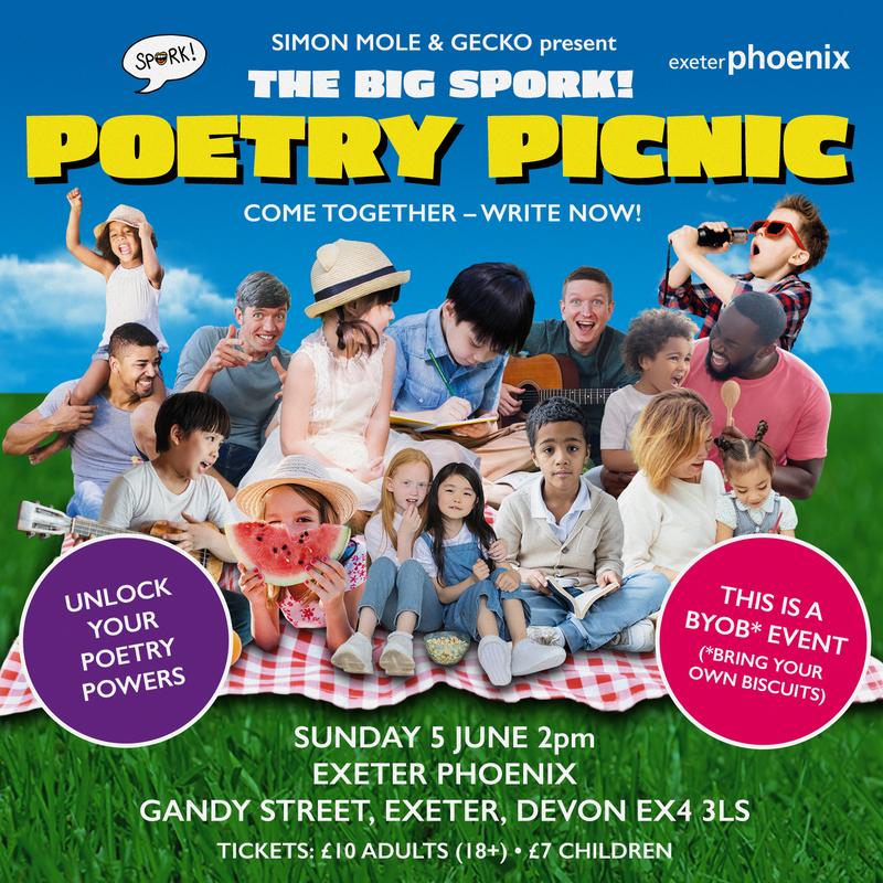 The Big Spork! Poetry Picnic Sunday 5 June 2022 Exeter Phoenix