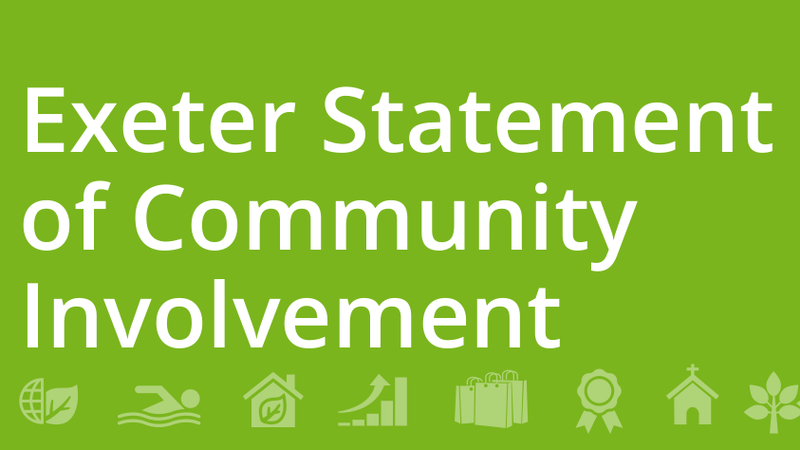 Exeter Statement of Community Involvement cover
