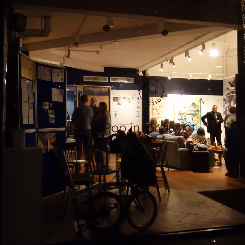 Green Futures Network and Exeter Living Lab positive tipping points event at Climate Action Hub Exeter