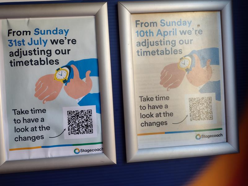 Stagecoach has changed its timetables three times this year - in April, July and now October