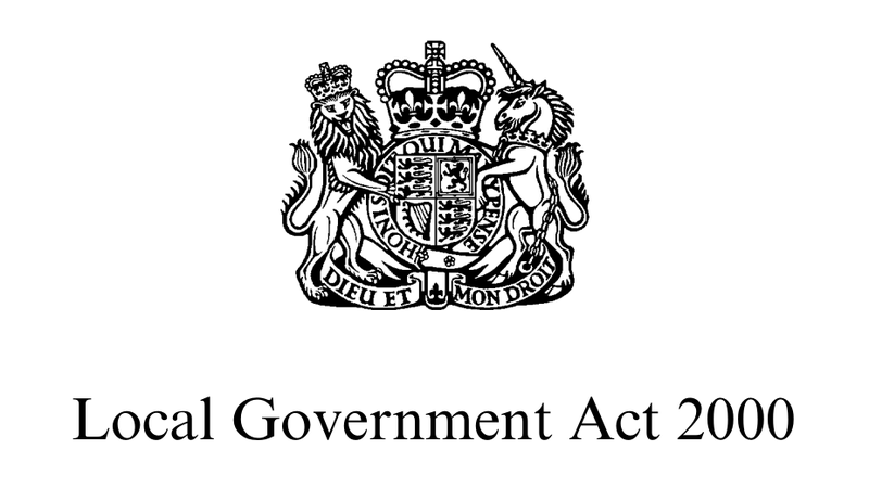 Local Government Act 2000 frontispiece