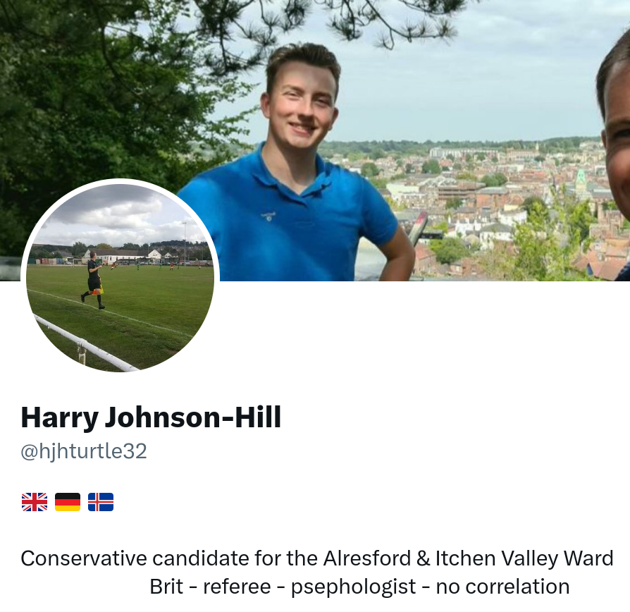 Harry Johnson-Hill Twitter profile