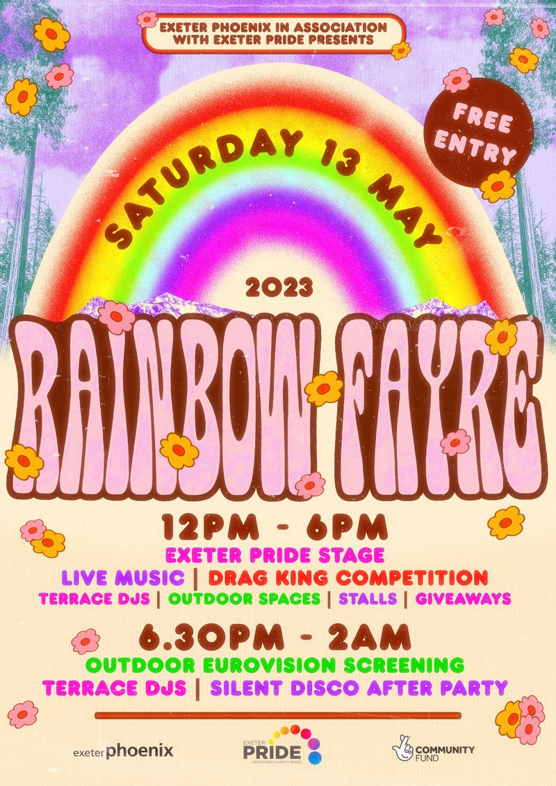 Rainbow Fayre, Saturday 13 May 2023 at Exeter Phoenix