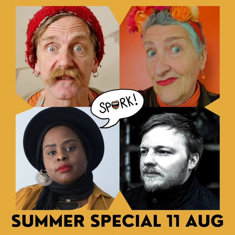 Spork summer special Friday 11 August 2023 Exeter Phoenix Northernhay Gardens