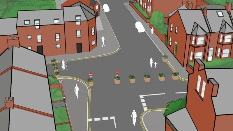 Heavitree and Whipton Active Streets illustration