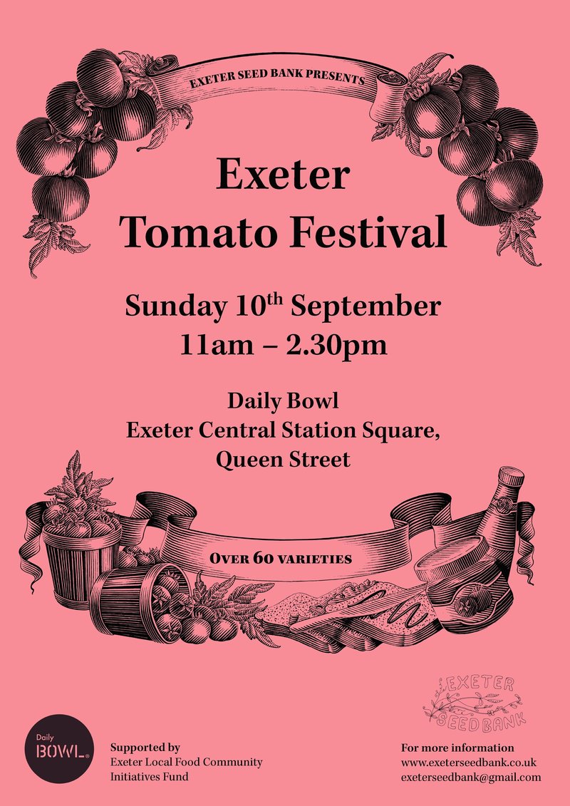 Exeter Seed Bank tomato festival Sunday 10 September 2023 Daily Bowl