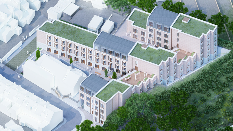 Victoria Street co-living proposal illustrative view