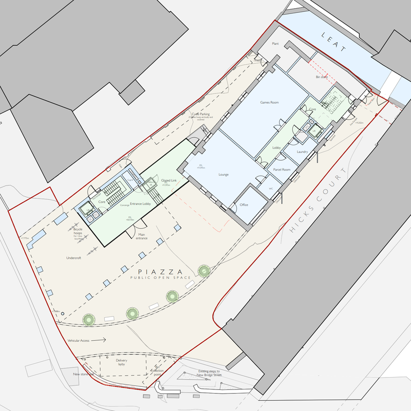Revised proposed site plan