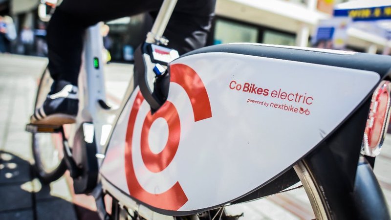 Co-Bike with Next Bike franchise branding (promotional image)
