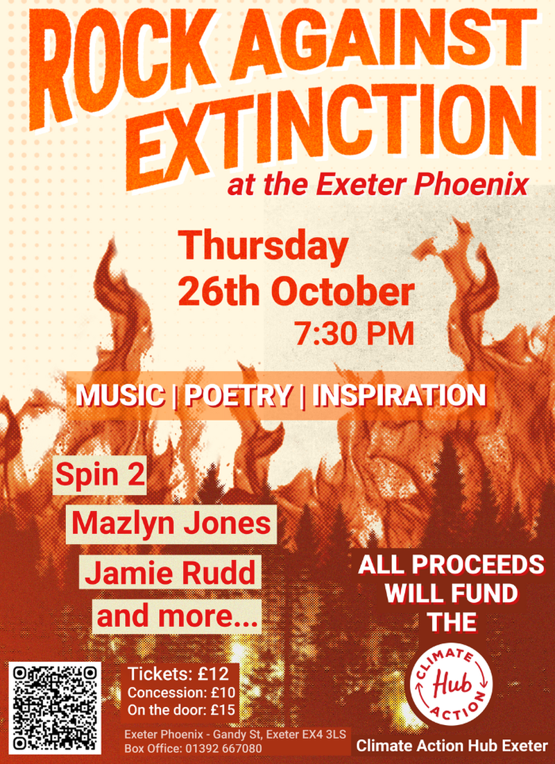 Rock Against Extinction Thursday 26 October 2023 Exeter Phoenix