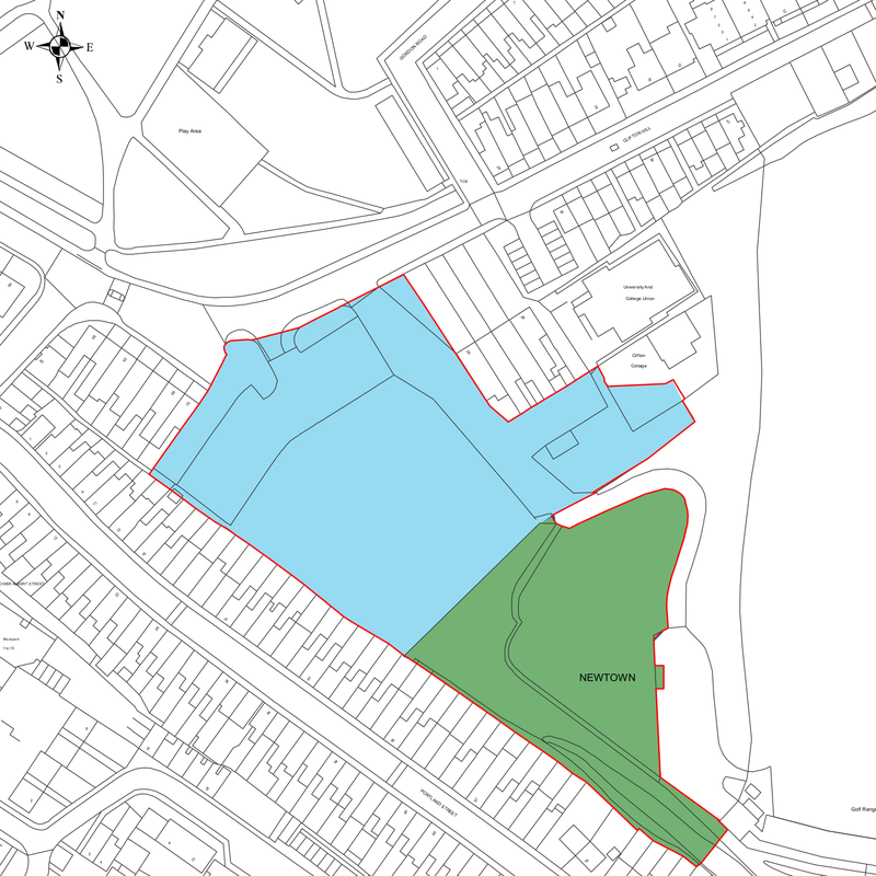 Proposed Clifton Hill development site sale boundary map