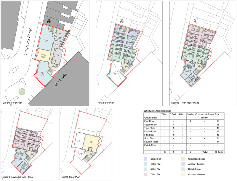 April 2022 revised scheme floor plans