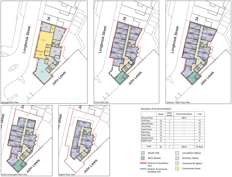 October 2023 scheme variation floor plans