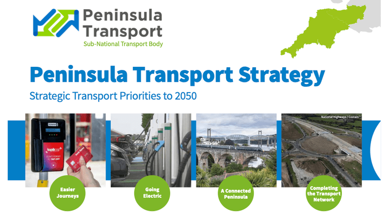 Peninsula Transport Strategy front cover