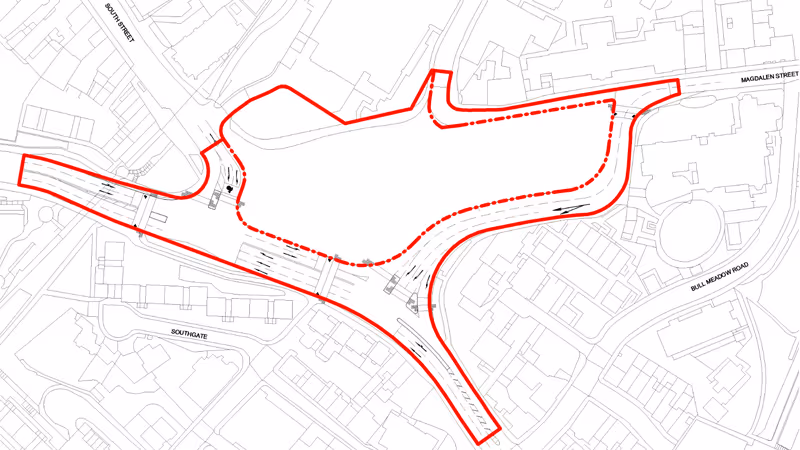 Southgate redevelopment redline plan
