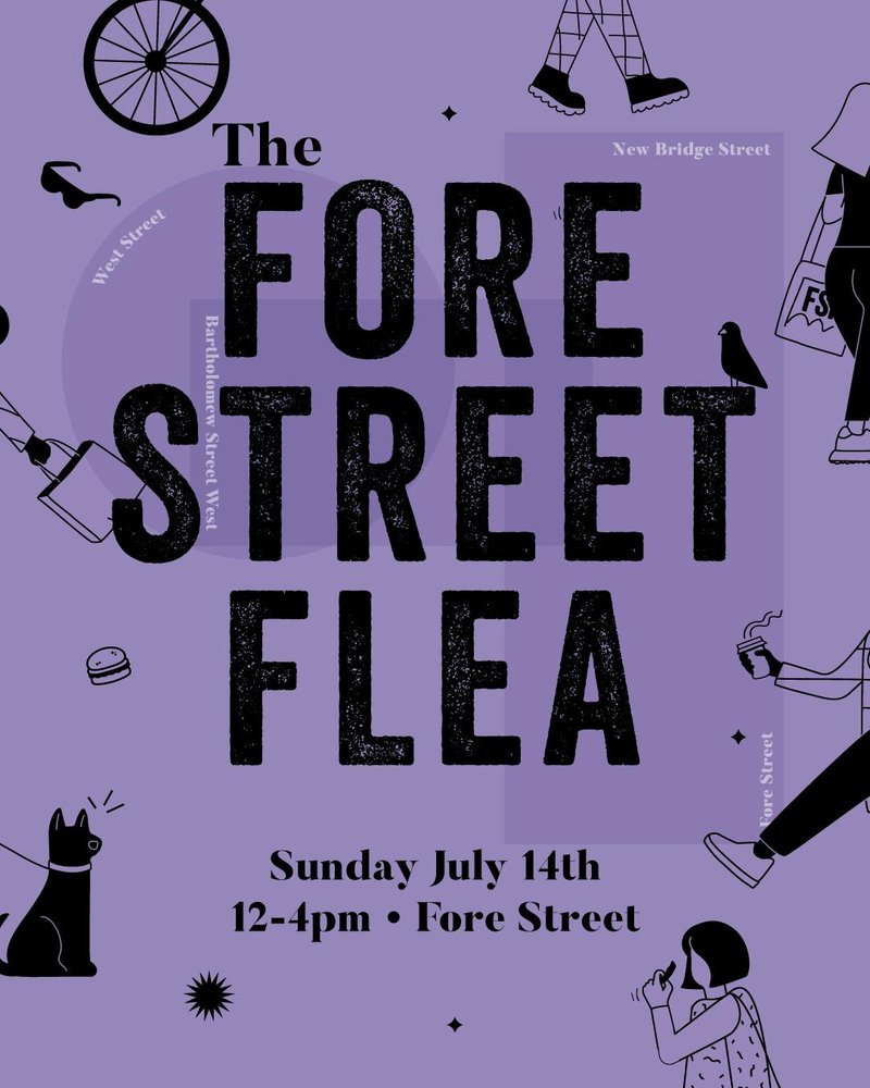 Fore Street Flea Exeter Sunday 14 July 2024