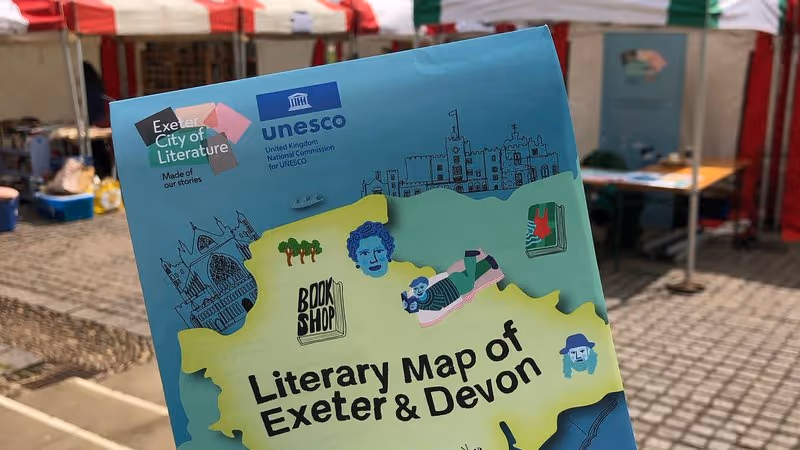 Exeter City Of Literature literary map