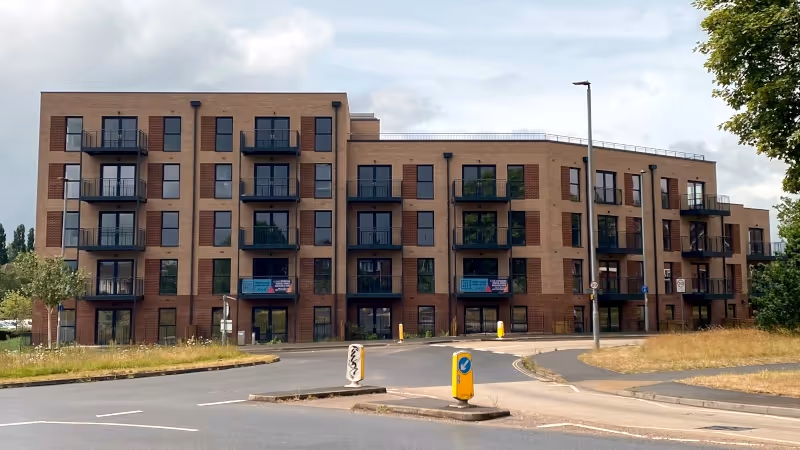 Eutopia Homes Exmouth Junction build to rent development front elevation