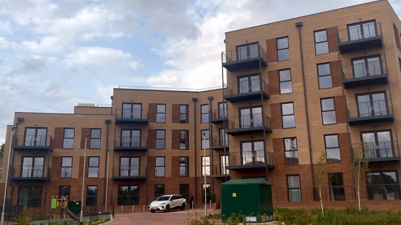 Eutopia Homes Exmouth Junction build to rent development rear elevation