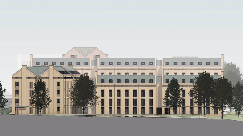 Illustrative elevation of new redevelopment proposals