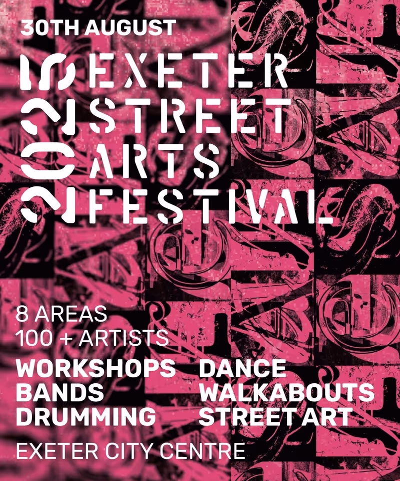 Exeter Street Arts Festival 2025 poster
