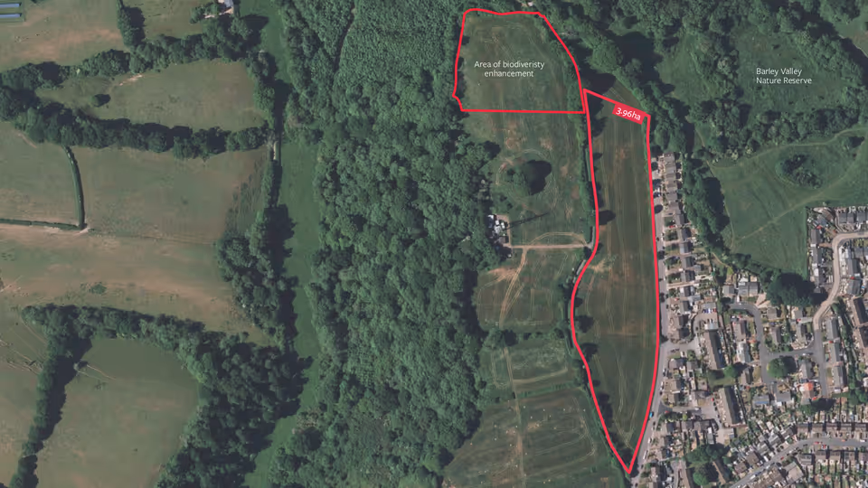 Nadder Park Road application site location map