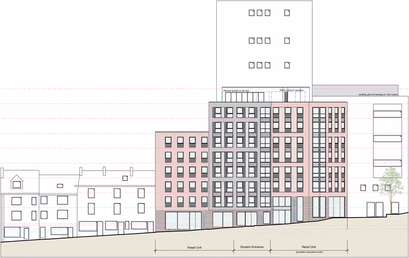 October 2017 original consented scheme west-elevation
