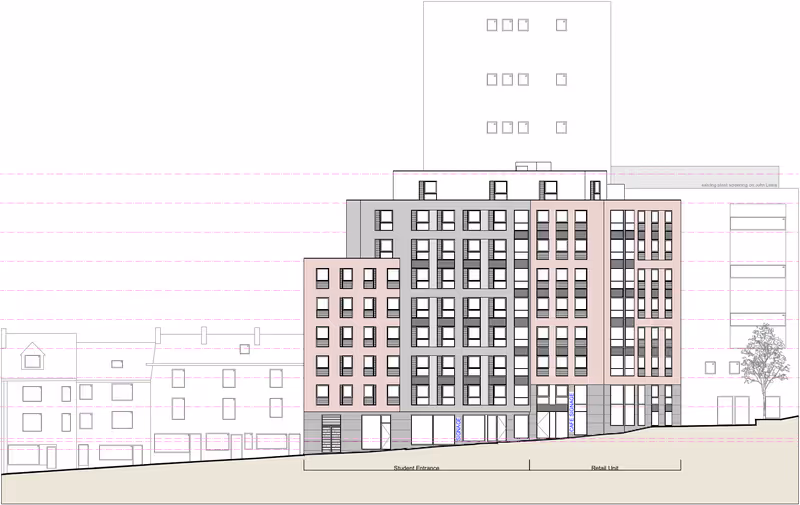 October 2023 consented scheme variation west elevation