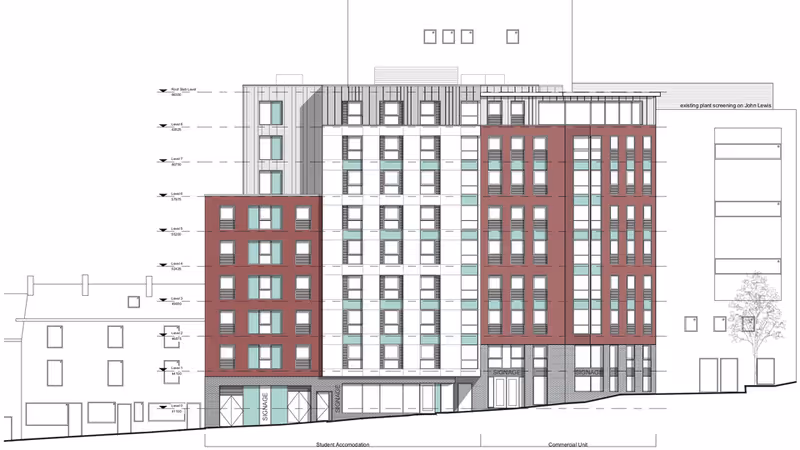 September 2025 permitted replacement scheme west elevation
