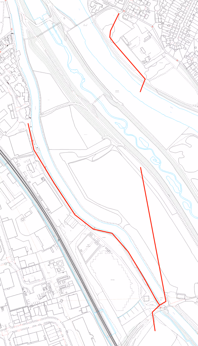 Exeter Energy network River Valley Park proposed easements plan