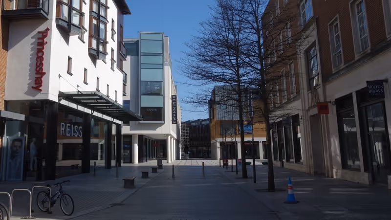 Princesshay shopping centre in 2020