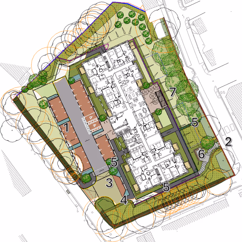Homefield Road revised site plan