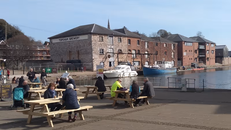 Maclaines Warehouses beside Exeter Ship Canal