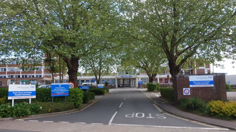 Royal Devon and Exeter Hospital in Heavitree