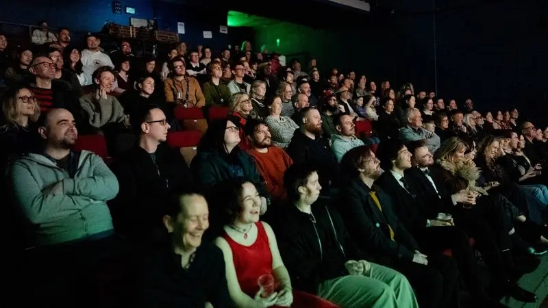 Two Short Nights festival audience in Exeter Phoenix auditorium
