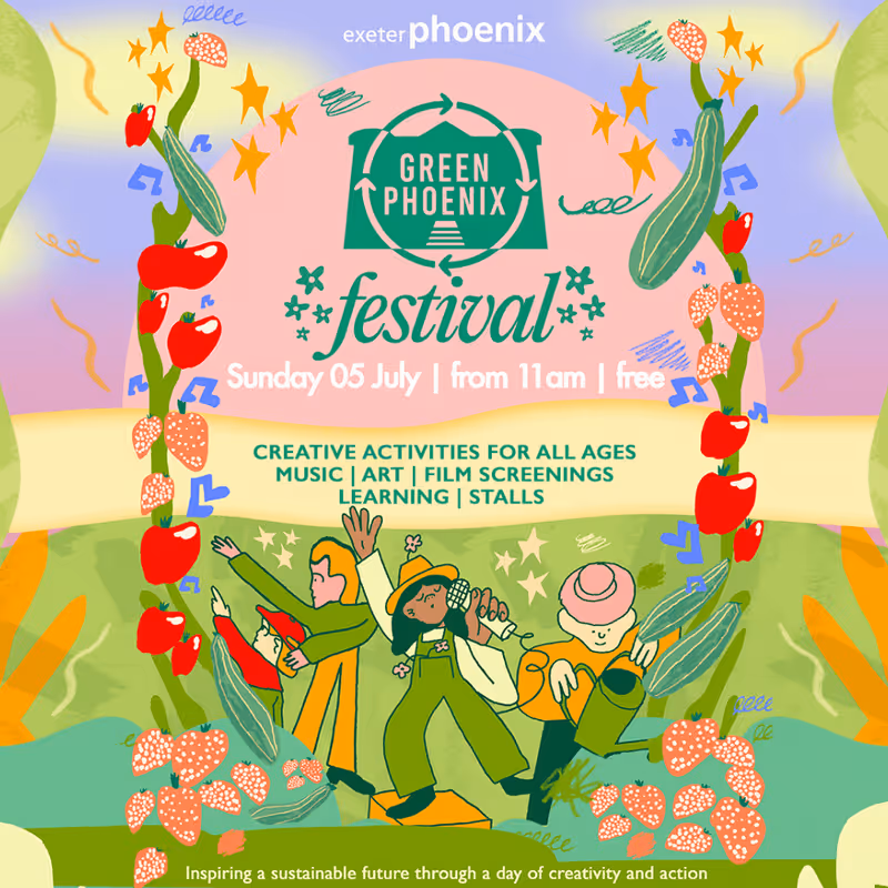 Green Phoenix Festival Sunday 5 July 2026 Exeter Phoenix
