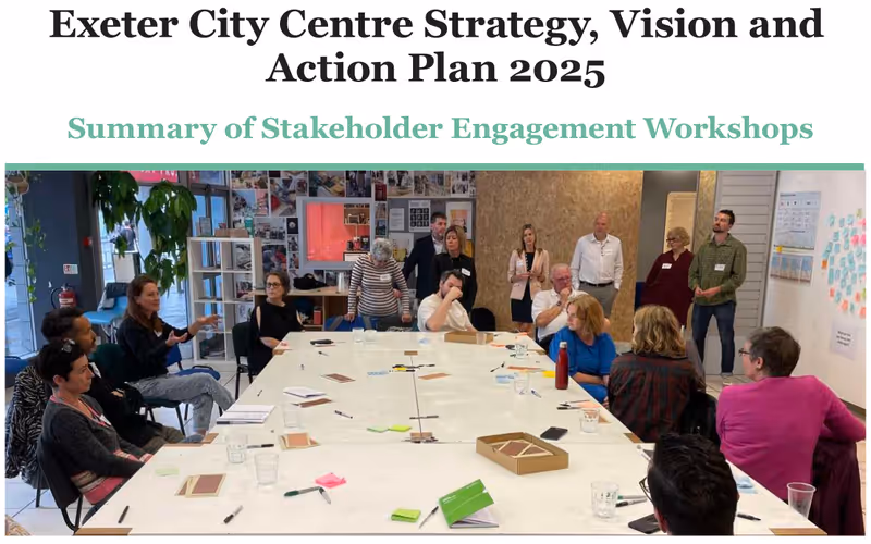 Exeter City Centre strategy July 2024 stakeholder workshops summary