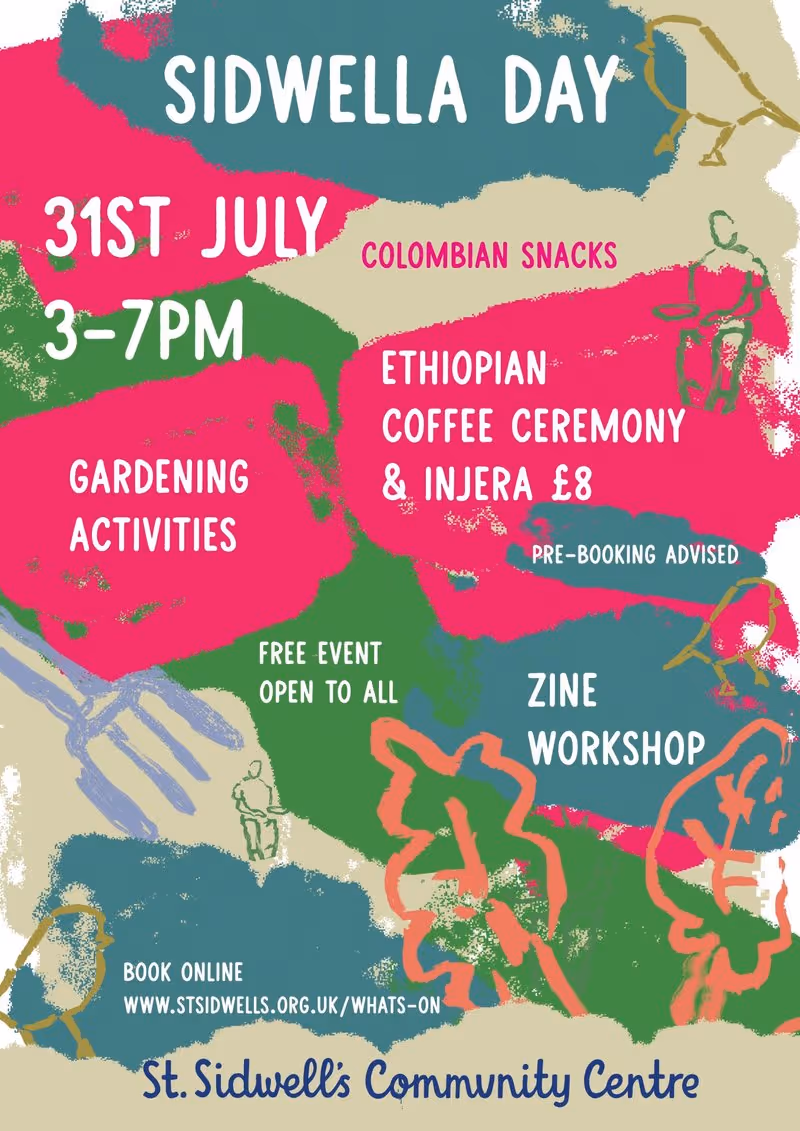 Sidwella Day on Friday 31 July 2026 at St Sidwell's Community Centre